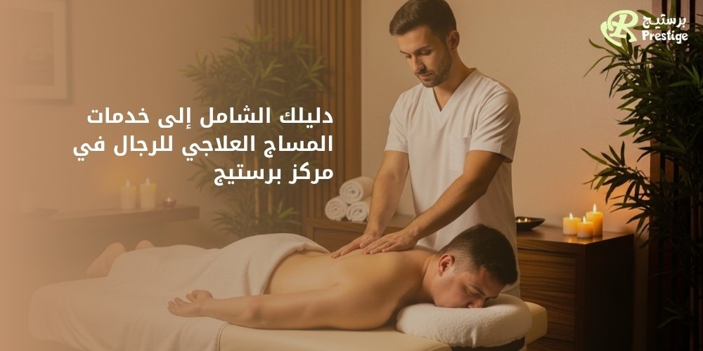 دليلك الشامل إلى خدمات المساج العلاجي للرجال في مركز برستيج